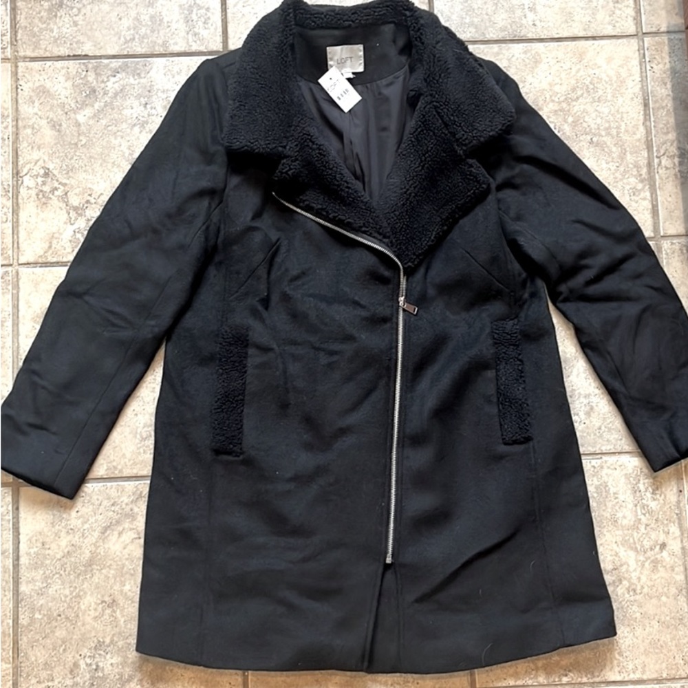 Loft Black Winter Coat